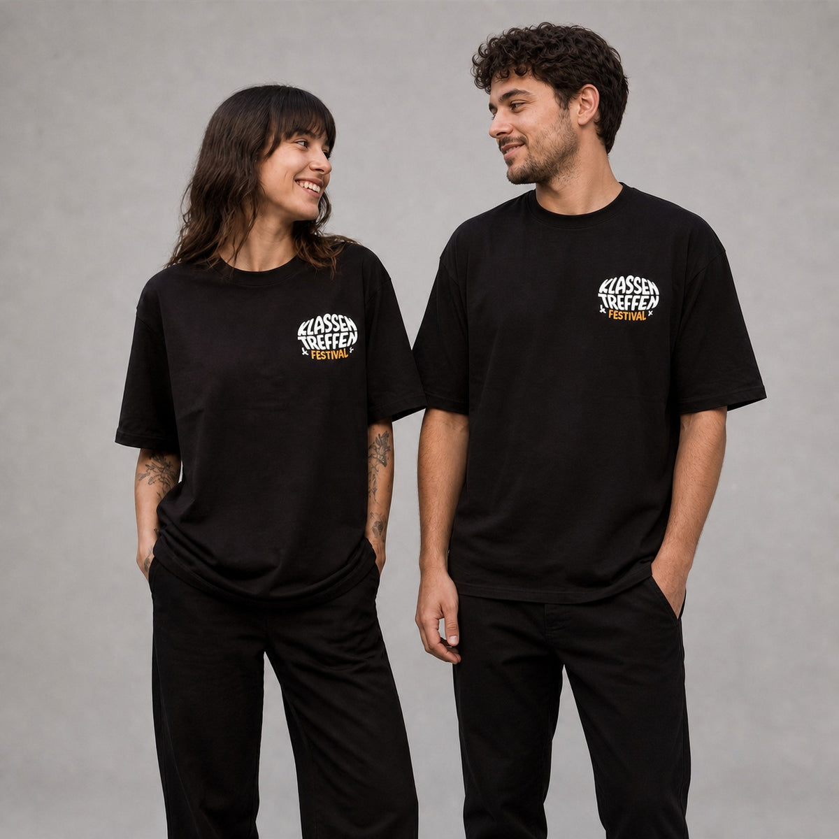 Klassentreffen Festival 2026 - Unisex Lineup T-Shirt (schwarz)