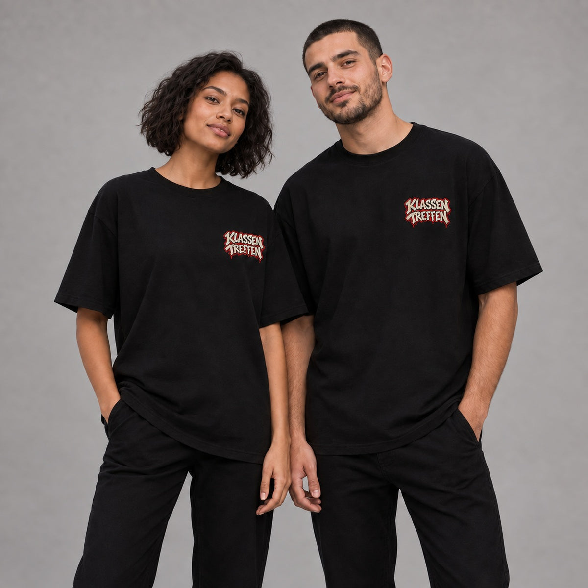 Klassentreffen Festival Limited Red - Unisex T-Shirt (schwarz)