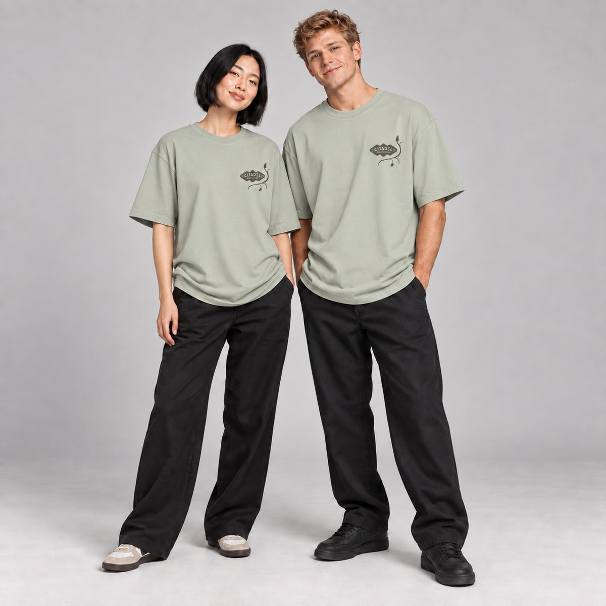 Citadel Music Festival 2026 - Unisex Oversize T-Shirt (Soft Salvia)