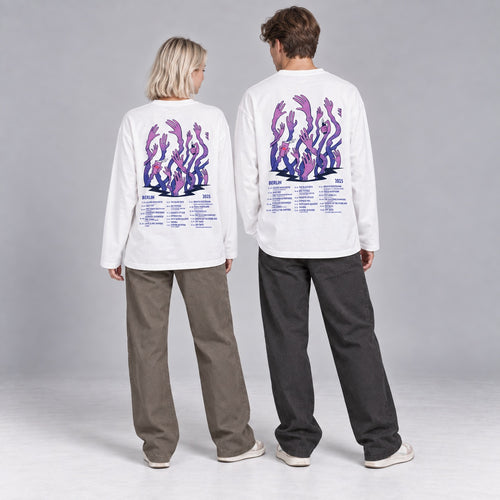Citadel Music Festival 2025 - Unisex Oversize Longsleeve (weiß/pink)