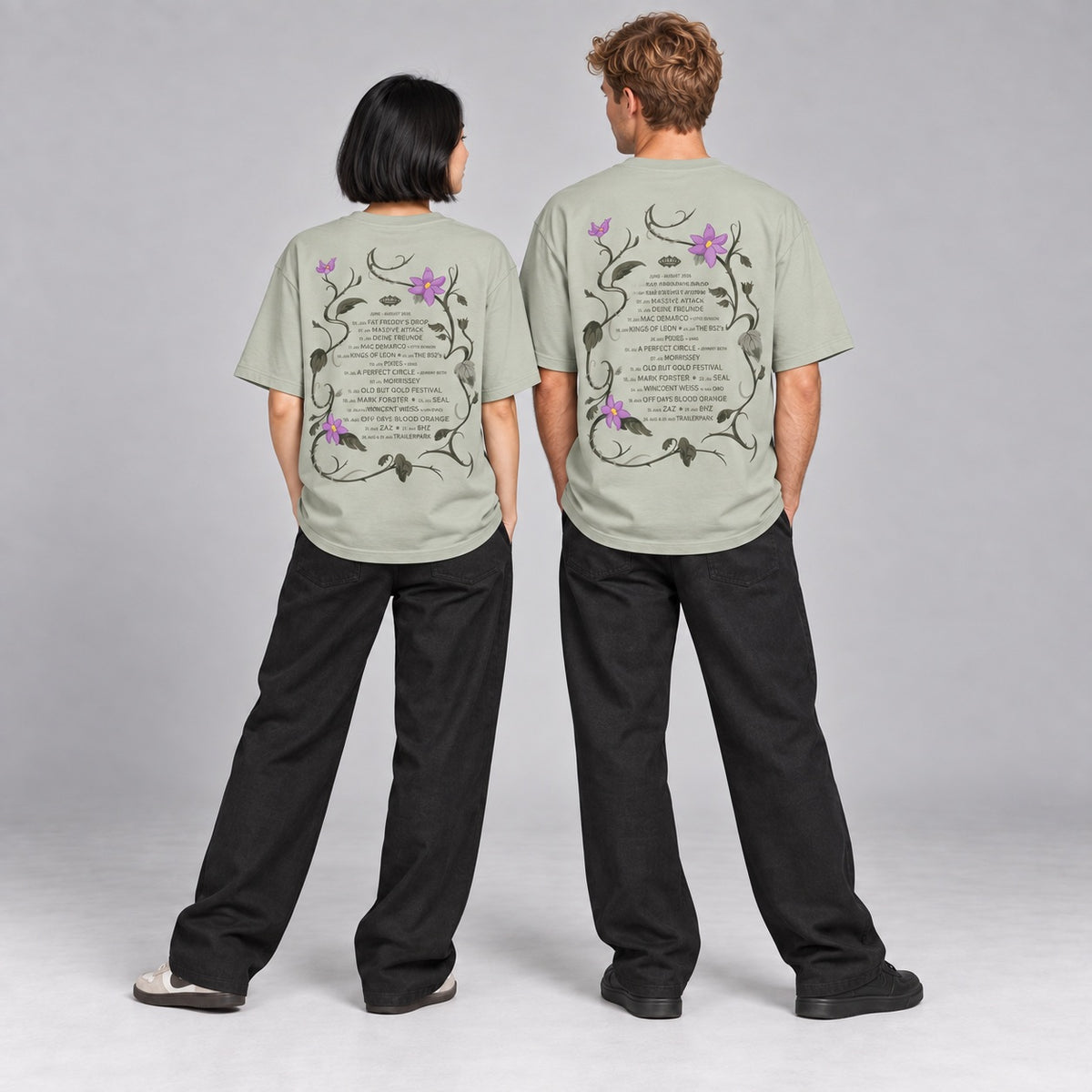 Citadel Music Festival 2026 - Unisex Oversize T-Shirt (Soft Salvia)