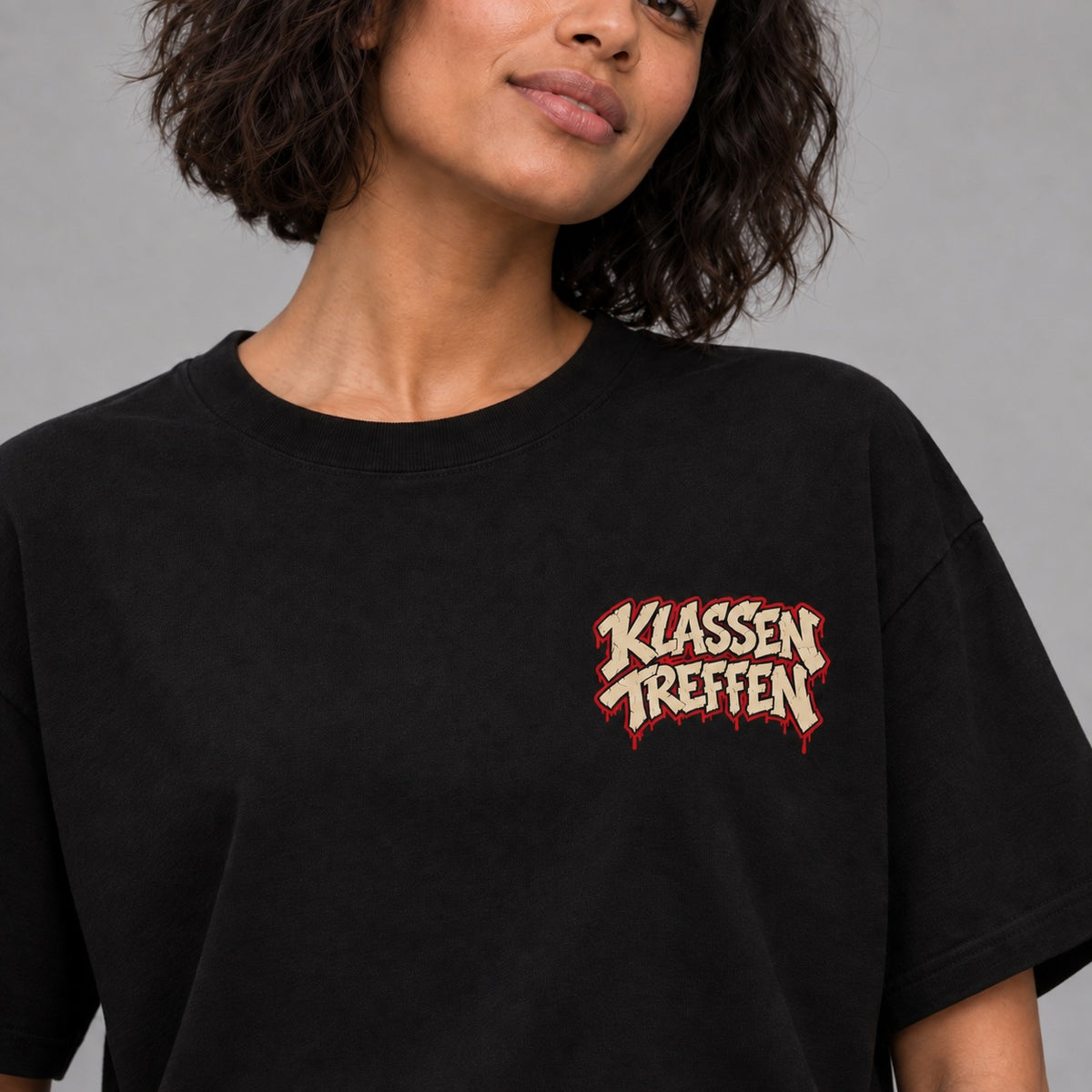 Klassentreffen Festival Limited Red - Unisex T-Shirt (schwarz)