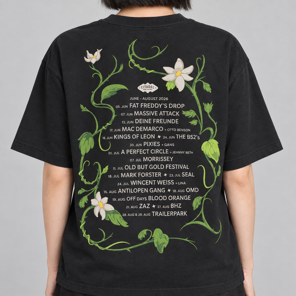Citadel Music Festival 2026 - Unisex Oversize T-Shirt (schwarz)