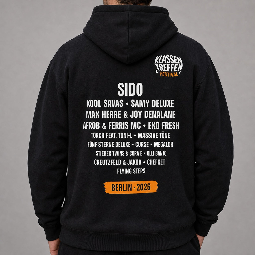 Klassentreffen Festival 2026 - Hoodie Unisex (schwarz)