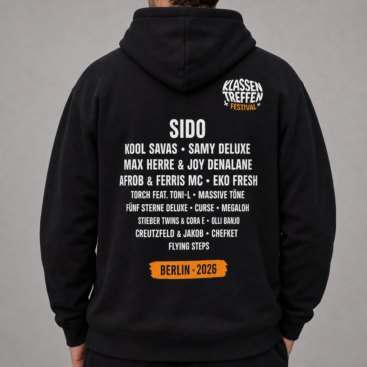 Klassentreffen Festival 2026 - Hoodie Unisex (schwarz)